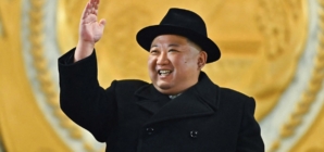 North Korea’s Kim Jong Un presides over big military parade