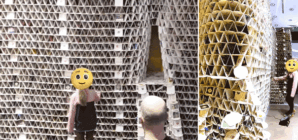 Girl topples massive beer coaster sculpture intended for Guinness World Records