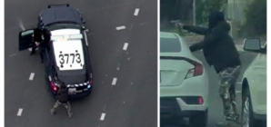 Police run over man amid gunfight on California roadway; officer injured, suspect dead