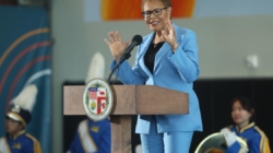 Bass preaches ‘unity’ in Los Angeles ahead of 2028 Olympics