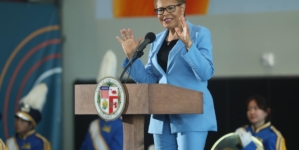 Bass preaches ‘unity’ in Los Angeles ahead of 2028 Olympics