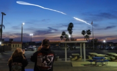 SpaceX launches rocket Monday night, seen across Southern California