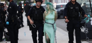 Demonstrators arrested, tear gassed at ‘No Kings’ protest