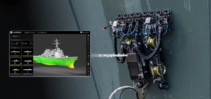 Wall-climbing robots swarm US Navy warships