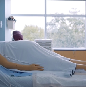 Mama Anne robot gives birth to train midwifery students at York St John