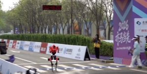 Humanoid robot runs a half-marathon race faster than the human world record