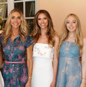 Ivanka Trump shares warm embrace of Donald Trump Jr’s fiancée Bettina Anderson