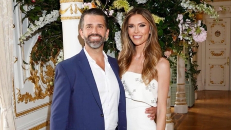 Donald Trump Jr, Bettina Anderson celebrate wedding on private Bahamas island