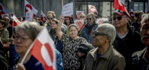 Greenlanders protest against Trump as the U.S. opens new consulate