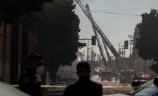 What are the smoke and health risks from the Boyle Heights fire?