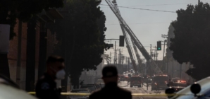 What are the smoke and health risks from the Boyle Heights fire?