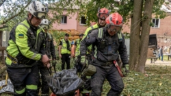Russia strikes an apartment building in the Ukrainian city of Kharkiv and 1 person is killed