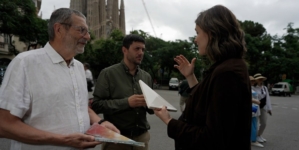 Ceramicists spent 14 years working on the cross atop the Sagrada Familia