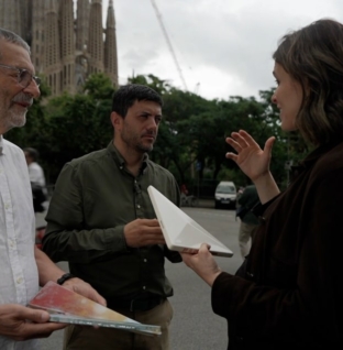 Ceramicists spent 14 years working on the cross atop the Sagrada Familia