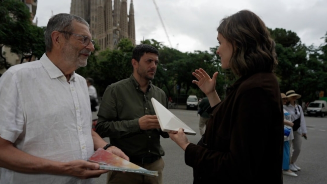 Ceramicists spent 14 years working on the cross atop the Sagrada Familia