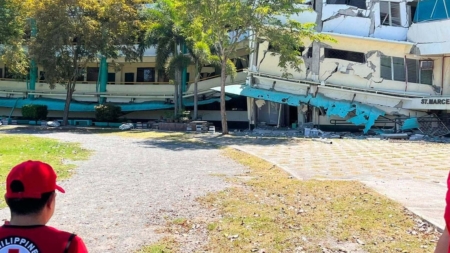 Major earthquake in southern Philippines kills at least 12, spawns yard-high tsunami