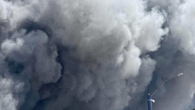 Immense fire engulfs million-square-foot California warehouse; smoke seen for miles