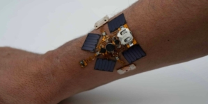 Wearable patch uses haptic alerts to detect gas and water hazards