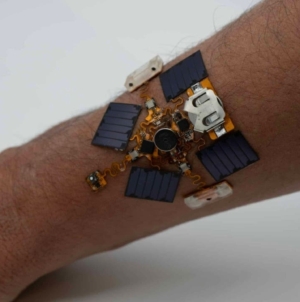 Wearable patch uses haptic alerts to detect gas and water hazards