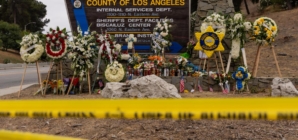 Widow of L.A. County deputy killed in grenade blast files lawsuit