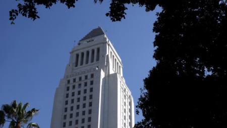 Young man who apparently jumped from L.A. City Hall is mourned