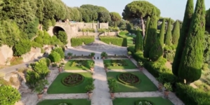 A rare look at the Pope’s Garden in his summer house