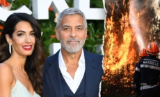 George and Amal Clooney evacuate southern France home in wildfire