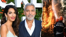 George and Amal Clooney evacuate southern France home in wildfire