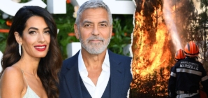 George and Amal Clooney evacuate southern France home in wildfire