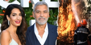George and Amal Clooney evacuate southern France home in wildfire