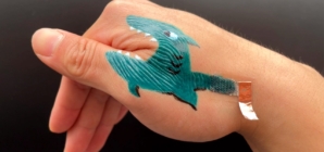 Penn State electronic tattoo tracks ECG and controls robotic hand