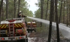 France makes major progress in wildfire fight, but danger still lurks