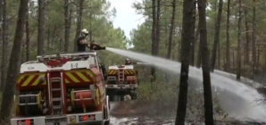 France makes major progress in wildfire fight, but danger still lurks