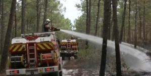 France makes major progress in wildfire fight, but danger still lurks