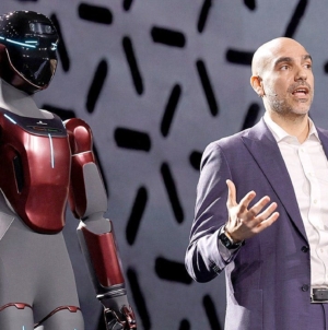 Gene.01 humanoid robot uses smart skin to avoid worker collisions