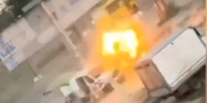 Video shows drone attacking a street vendor in Ukraine; Zelenskyy accuses Russia of human “safari”