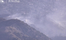 Firefighters battling brush fire in Burb