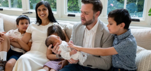 Usha Vance, second lady, opens up about new baby Alec and raising four children